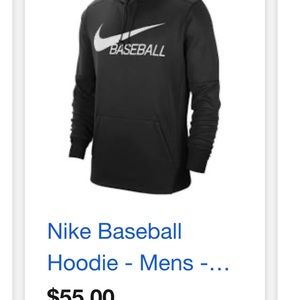 Nike baseball hoodie